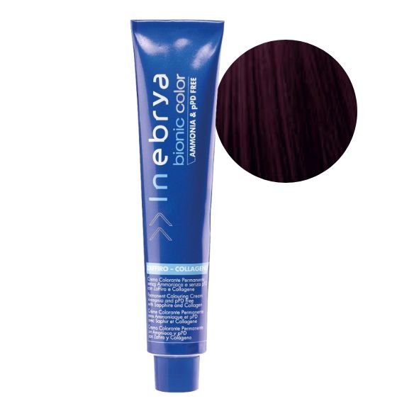 INEBRYA COLOR BIONIC 5/52 CASTAÑO CLARO CAOBA VIOLETA 100ML