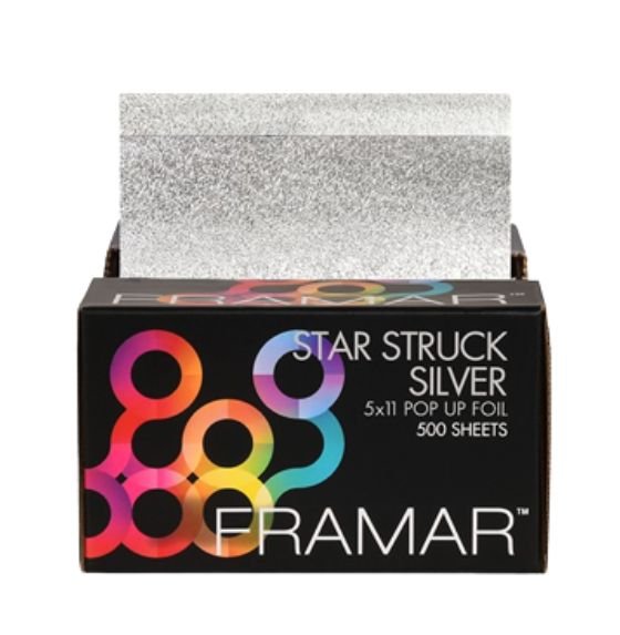 FRAMAR PAPEL ALUMINIO COLORACIÓN 500 LAMINAS 12,7CM X 27,9CM