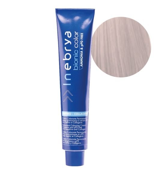 INEBRYA COLOR BIONIC 10/02 RUBIO PLATINO PERLA 100ML