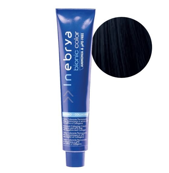 INEBRYA COLOR BIONIC 1/10 NEGRO AZULADO 100ML