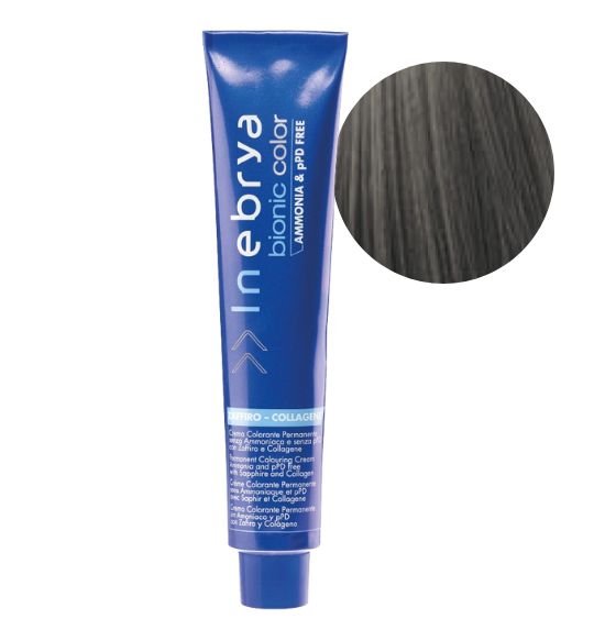 INEBRYA COLOR BIONIC 6/1 RUBIO OSCURO CENIZA 100ML