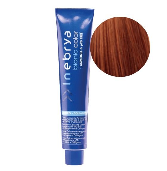 INEBRYA COLOR BIONIC 6/46 RUBIO OSCURO COBRE ROJO 100ML