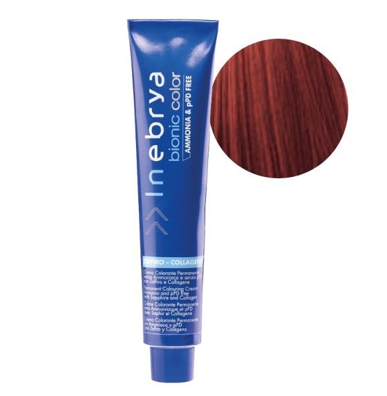 INEBRYA COLOR BIONIC 6/66 RUBIO OSCURO ROJO INTENSO 100ML