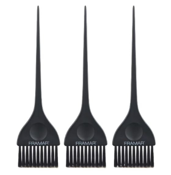 FRAMAR CLASSIC COLOUR BRUSH SET MATTE BLACK